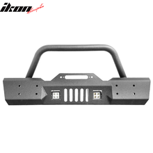 Load image into Gallery viewer, Fits 07-17 Jeep Wrangler Front Bumper Guard w/ LED Light &amp; D Rings