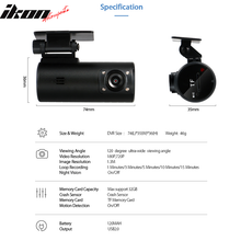 Load image into Gallery viewer, Dash Cam Mini A110 720P 120Â°Car Video Recorder Night Vision G-Sensor
