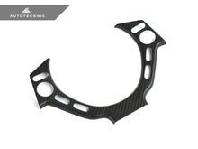 Load image into Gallery viewer, AutoTecknic Dry Carbon Fiber Steering Wheel Trim - Nissan R35 GTR