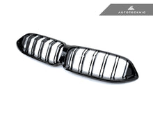 Load image into Gallery viewer, AutoTecknic Dual-Slats Gloss Black Front Grille - G14/ G15/ G16 8-Series