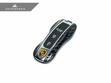 Load image into Gallery viewer, AutoTecknic Dry Carbon Key Remote Trim - Porsche Taycan | Panamera 17-Up | Cayenne 18-Up (G2)