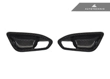 Load image into Gallery viewer, AutoTecknic Dry Carbon Interior Door Handle Trim Set - F87 M2 | F22 2-Series | F20 1-Series