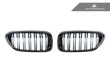 Load image into Gallery viewer, AutoTecknic Dual-Slats Gloss Black Front Grille Set - G30 5-Series Pre-LCI