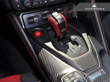 Load image into Gallery viewer, AutoTecknic Dry Carbon Shift Console Cover - Nissan R35 GTR 2017-Up