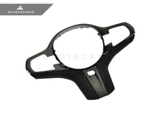 Load image into Gallery viewer, AutoTecknic Carbon Alcantara Steering Wheel Trim - G30 5-Series | G32 6-Series GT