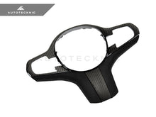 Load image into Gallery viewer, AutoTecknic Carbon Alcantara Steering Wheel Trim - G30 5-Series | G32 6-Series GT