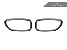 Load image into Gallery viewer, AutoTecknic Carbon Fiber Front Grille Surround Set - F90 M5