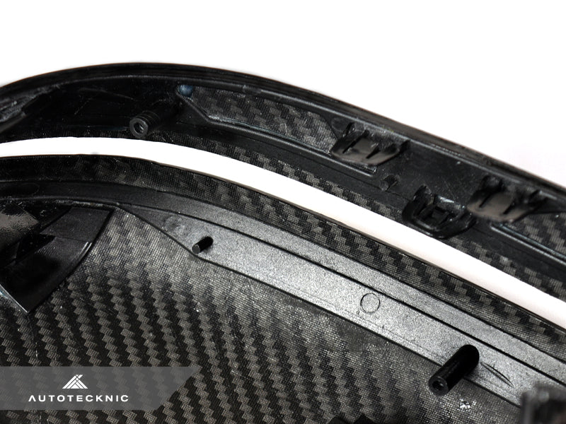 AutoTecknic Replacement Version II Dry Carbon Mirror Covers - G30 5-Series | G32 6-Series GT | G11 7-Series
