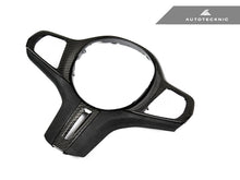 Load image into Gallery viewer, AutoTecknic Carbon Alcantara Steering Wheel Trim - G14/ G15/ G16 8-Series