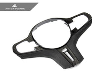 Load image into Gallery viewer, AutoTecknic Carbon Alcantara Steering Wheel Trim - G30 5-Series | G32 6-Series GT