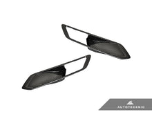 Load image into Gallery viewer, AutoTecknic Dry Carbon Interior Door Handle Trim Set - G80 M3