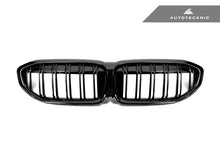 Load image into Gallery viewer, AutoTecknic Dual-Slats Gloss Black Front Grille - G20 3-Series Pre-LCI