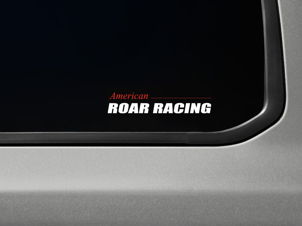 Americal Roar Racing Decal - Transparent Background | 2 pcs