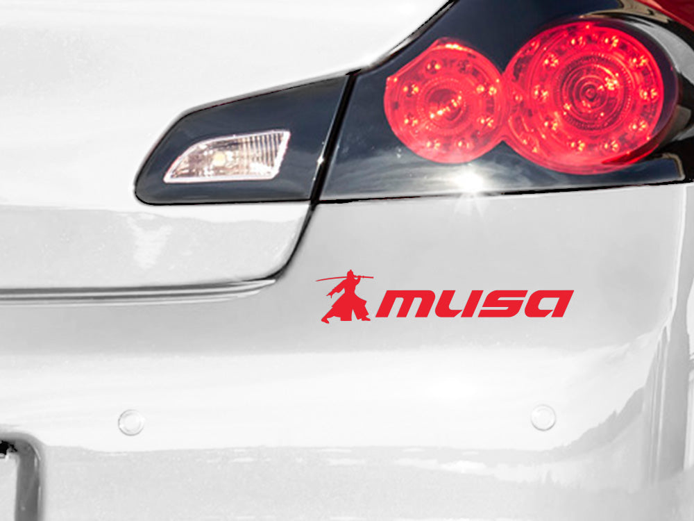 MUSA Decal - Transparent Background | 2 pcs