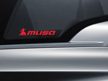 Load image into Gallery viewer, MUSA Decal - Transparent Background | 2 pcs