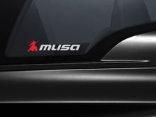 Load image into Gallery viewer, MUSA Decal - Transparent Background | 2 pcs