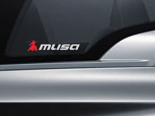 Load image into Gallery viewer, MUSA Decal - Transparent Background | 2 pcs