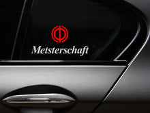 Load image into Gallery viewer, Meisterschaft Icon Decal - Transparent Background | 2 pcs