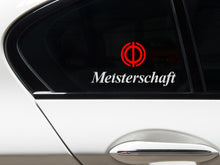 Load image into Gallery viewer, Meisterschaft Icon Decal - Transparent Background | 2 pcs