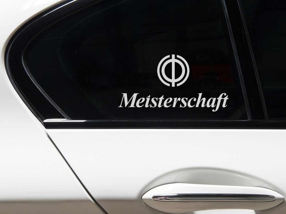 Meisterschaft Icon Decal - Transparent Background | 2 pcs