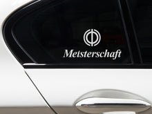 Load image into Gallery viewer, Meisterschaft Icon Decal - Transparent Background | 2 pcs