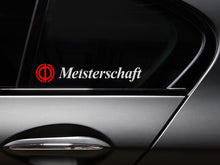 Load image into Gallery viewer, Meisterschaft Icon Decal - Transparent Background | 2 pcs