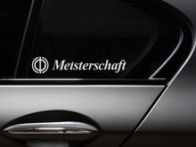 Load image into Gallery viewer, Meisterschaft Icon Decal - Transparent Background | 2 pcs