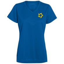 Load image into Gallery viewer, YSR Ladies’ Moisture-Wicking V-Neck Tee