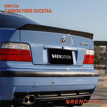 Load image into Gallery viewer, BMW E36 CARBON FIBER DUCKTAIL / REAR SPOILER KIT / REAR WING