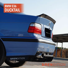 Load image into Gallery viewer, BMW E36 CARBON FIBER DUCKTAIL / REAR SPOILER KIT / REAR WING