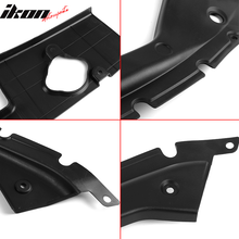 Load image into Gallery viewer, 2016-2020 Honda Civic Unpainted Black Engine Bay Side Panel Covers ABS