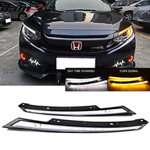 Load image into Gallery viewer, Fits 16-20 Honda Civic 10th Gen Eyebrow Light 2 Colors Running Light