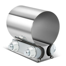 Load image into Gallery viewer, 2.0" Butt Joint Exhaust Band Clamp Muffler Coupler Stainless Steel