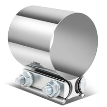 Load image into Gallery viewer, 2.5" Butt Joint Exhaust Band Clamp Muffler Coupler Stainless Steel