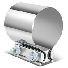 Load image into Gallery viewer, 3.0" Butt Joint Exhaust Band Clamp Muffler Coupler Stainless Steel