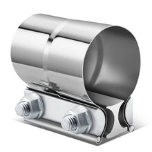 Load image into Gallery viewer, 2.0" Lap Joint Exhaust Band Clamp Muffler Sleeve Coupler Stainless Steel