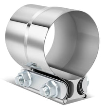 Load image into Gallery viewer, 3.0" Lap Joint Exhaust Band Clamp Muffler Sleeve Coupler Stainless Steel