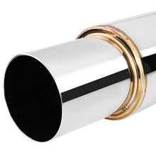 Load image into Gallery viewer, Universal Round Exhaust Muffler - 4.0" Tip, 2.5" Inlet, 18.5" Total Length