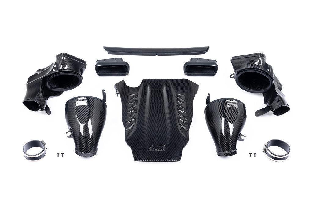 Eventuri F95 X5M / F96 X6M / G09 XM Black Carbon Intake + Engine Cover - EVE-X56M-CF-INT