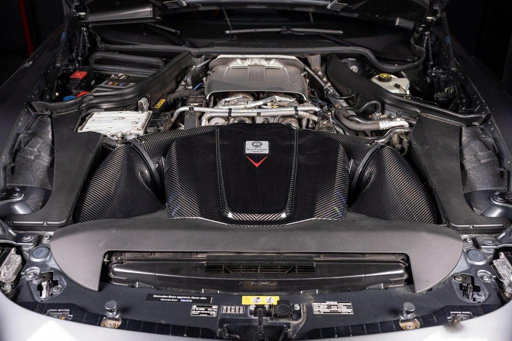 Eventuri C190 R190 AMG GT Black Carbon Intake + Engine Cover - GLOSS - EVE-AMGGT-CF-INT - Image 7