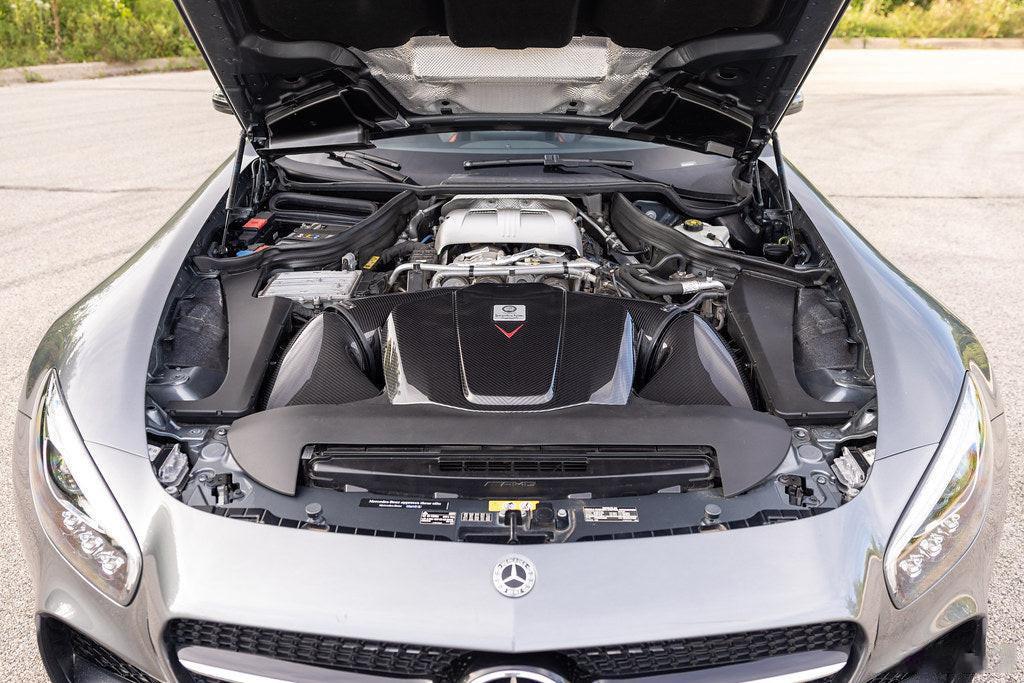 Eventuri C190 R190 AMG GT Black Carbon Intake + Engine Cover - GLOSS - EVE-AMGGT-CF-INT - Image 6