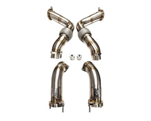 Load image into Gallery viewer, S68 Engine Catless Downpipes Full Kit - Brushed Finish (BM-EXH032S)