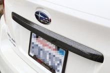 Load image into Gallery viewer, Carbon Fiber Subaru WRX/ STI Trunk Garnish 2015-2021