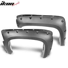Load image into Gallery viewer, 2007-2013 Chevy Silverado 1500 69.3" Short Bed Black Fender Flares PP