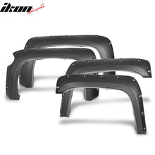 Load image into Gallery viewer, 2007-2013 Chevy Silverado 1500 69.3" Short Bed Black Fender Flares PP