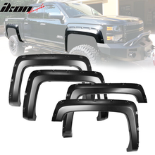 Load image into Gallery viewer, 2014-2018 Chevy Silverado 1500 6.5Ft 8Ft Long Bed Fender Flares 4PC