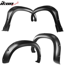 Load image into Gallery viewer, 2019-2022 Chevy Silverado 1500 Pocket Fender Flare Smooth Black PP 4PC