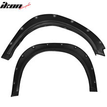 Load image into Gallery viewer, 2009-2018 Dodge Ram 1500 Pocket Rivet Black Side Fender Flares PP 4PCS