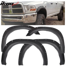 Load image into Gallery viewer, 2010-2018 Dodge Ram 2500 3500 Pocket Rivet Style 4PCS Fender Flares PP