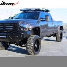 Load image into Gallery viewer, 2007-2013 GMC Sierra 1500 6.7 8.2Ft Long Bed Black Fender Flare PP 4PC